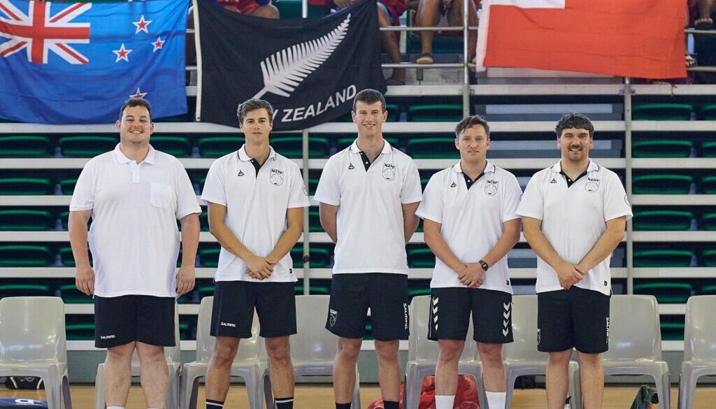 New Zealand Handball Delegation 2022 IHF Trophy Oceania