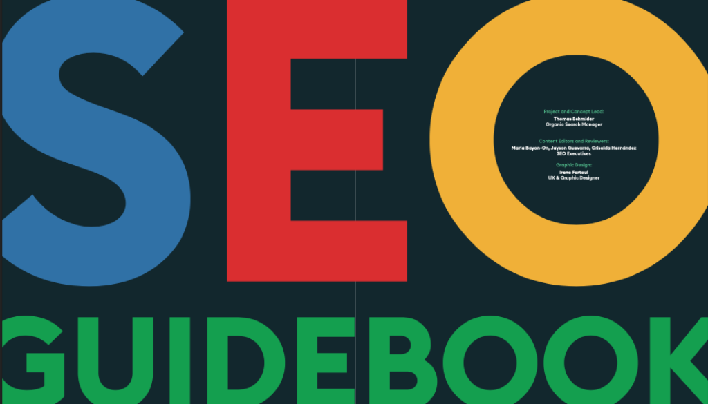 SEO Guidebook First Page